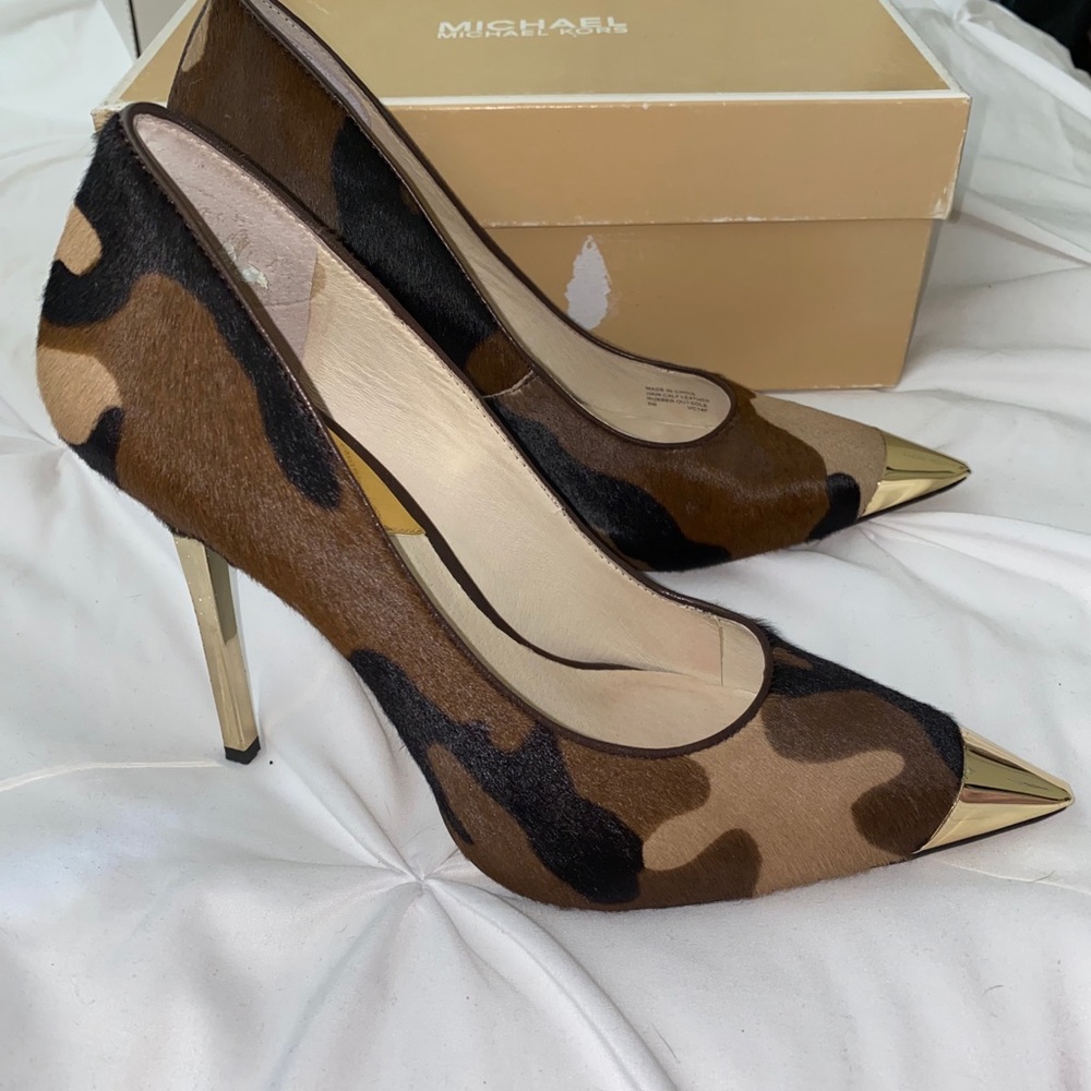 Michael Kors Camo Stiletto Heels
